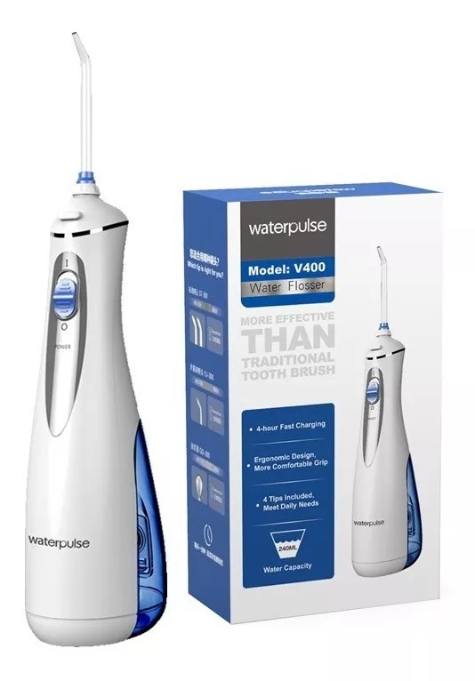 Irrigador Bucal Waterpulse V400 White 100v/240v
