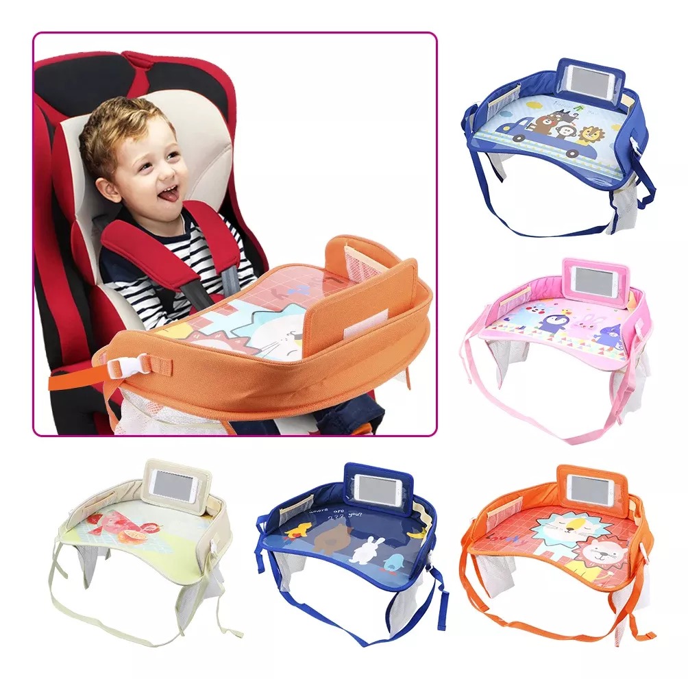 Mesa Bandeja Para Niños Multifuncion Auto Coche Sillas Color