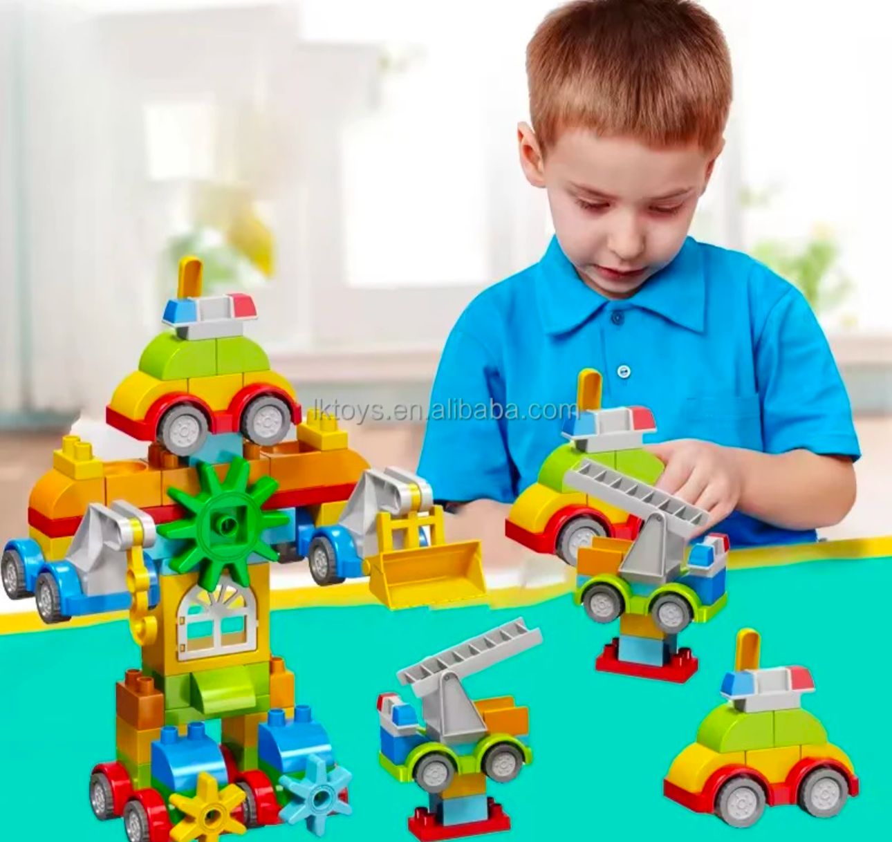 Bloques De Construcción 88 Piezas Juego Recreativo Niños