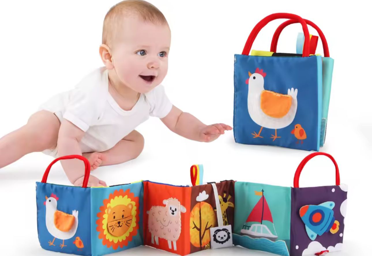 Libro Sensorial Para Bebe Cuna Doble