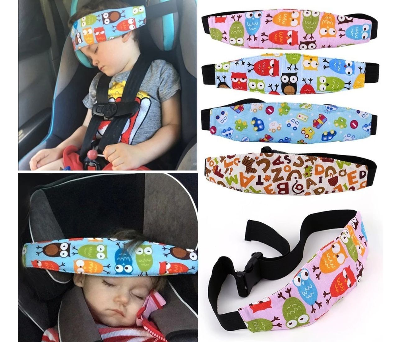 Cinturón De Seguridad Sujeta Cabeza Bebes Y Niños