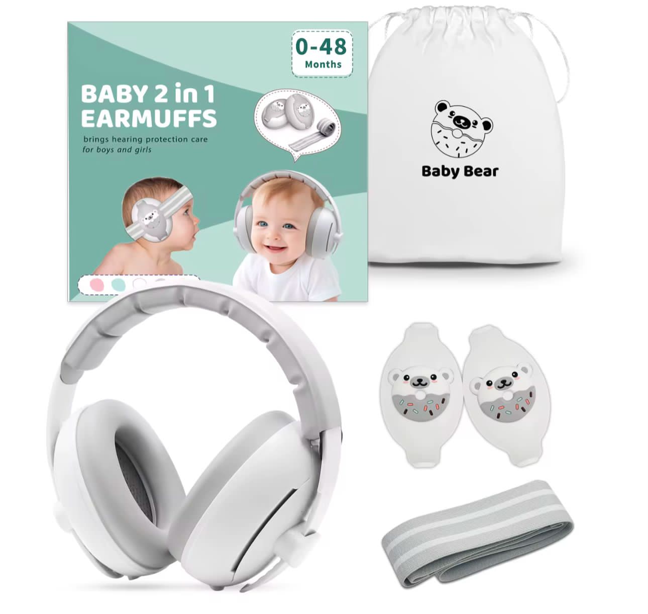 Protección Audifonos Antiruido Para Bebes Niños