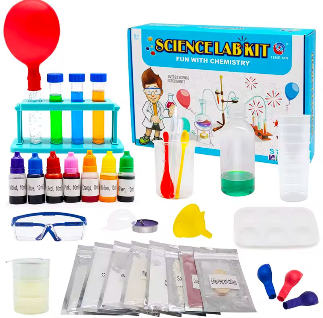 Kit De Ciencia Química 23 Experimentos, Juego Científico