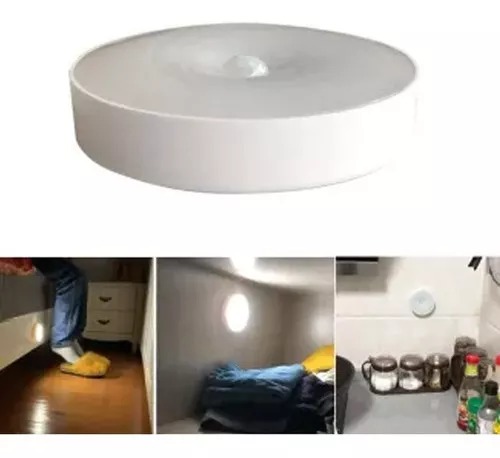 Luz Emergencia Recargable Led Con Sensor De Movimiento 3000k