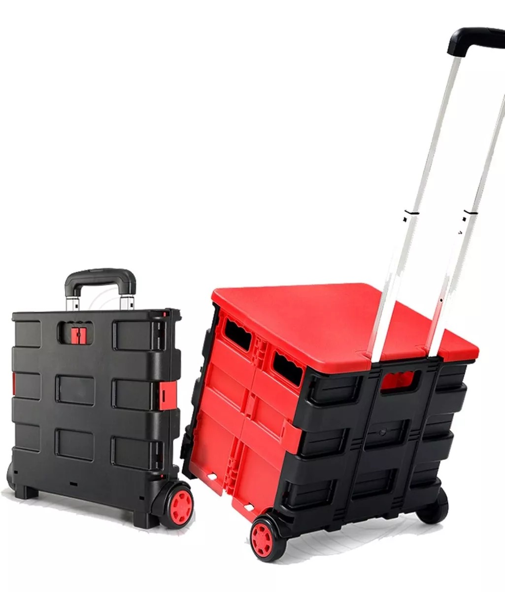 Carrito De Compras Plegable Multiuso Feria-super