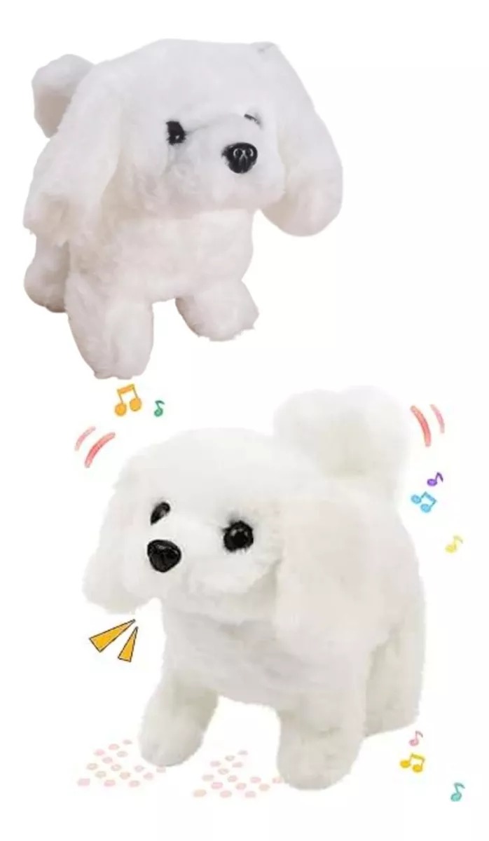 Juguete Perro Peluche Interactivo Electrónico Mueve Y Ladra