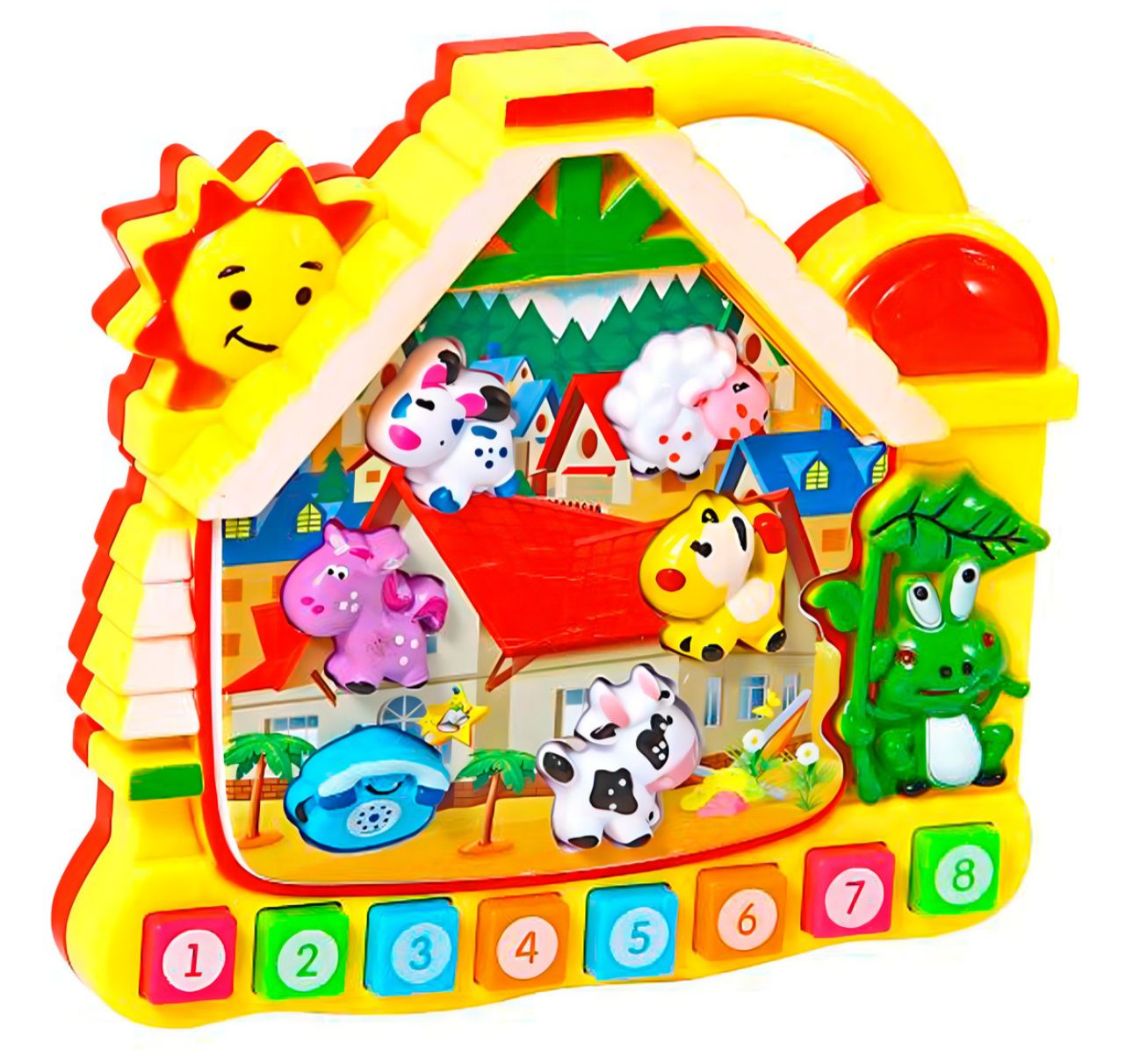 Piano Musical Interactivo Bebes Sonido Animales De La Granja