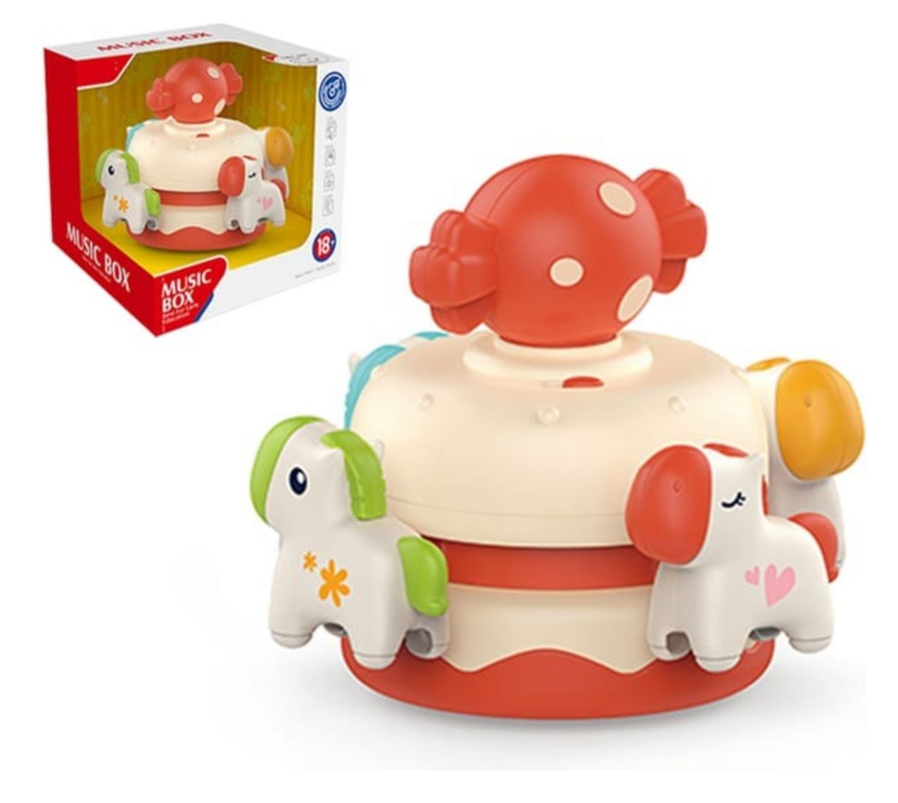 Juguete Carrusel Musical Para Bebé Interactivo