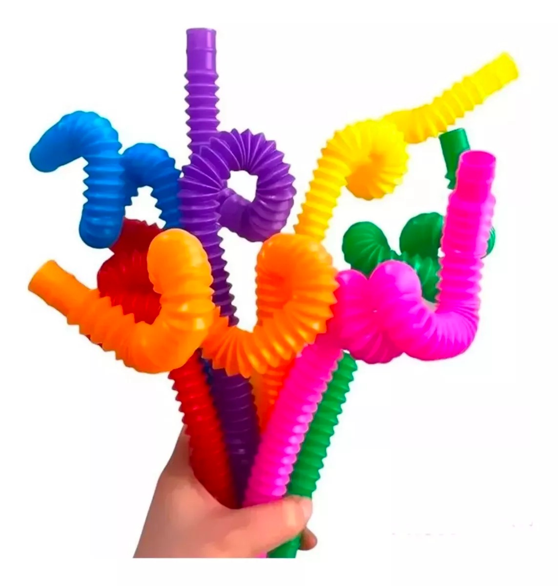 6 Pop It Tube - Pop It Tubo 6 Piezas Colores Surtido