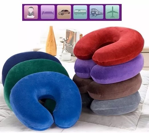 Cojin Cuello Viaje Cervical Almohada Para Auto Oficina Viaje