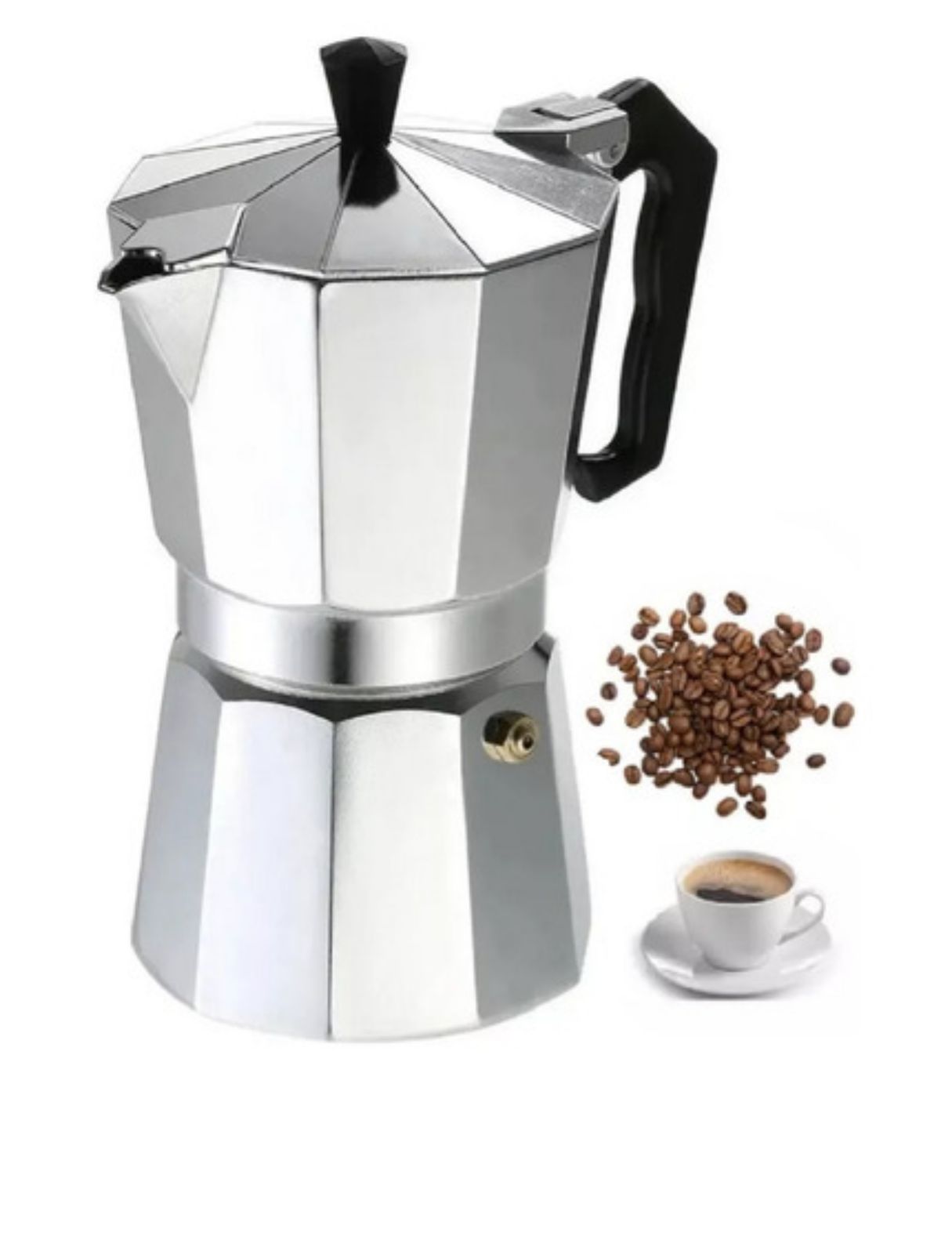 Cafetera italiana de aluminio 9 tazas para café