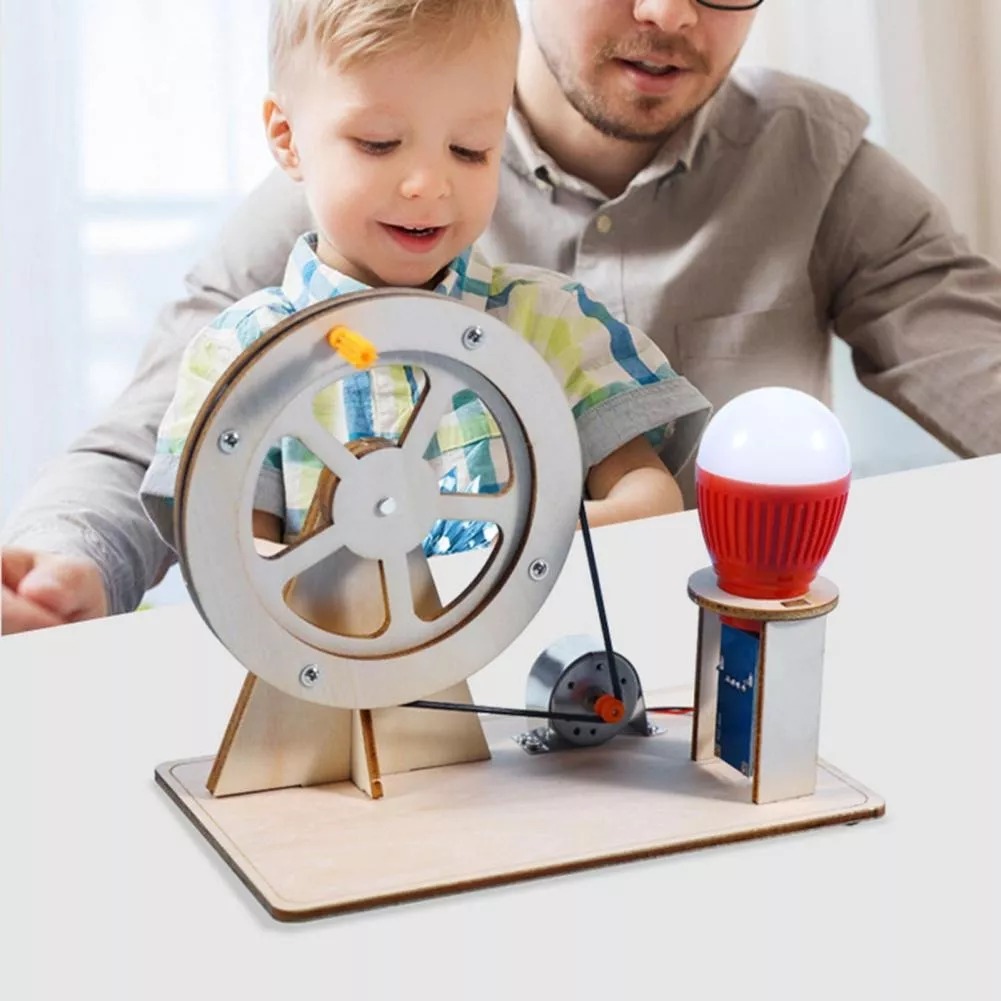 Maqueta Kit Generador Eléctrico Para Ciencia Y Aprendizaje