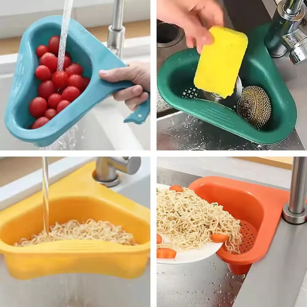Organizador Escurridor Multiusos Esponja Soporte Utensilios