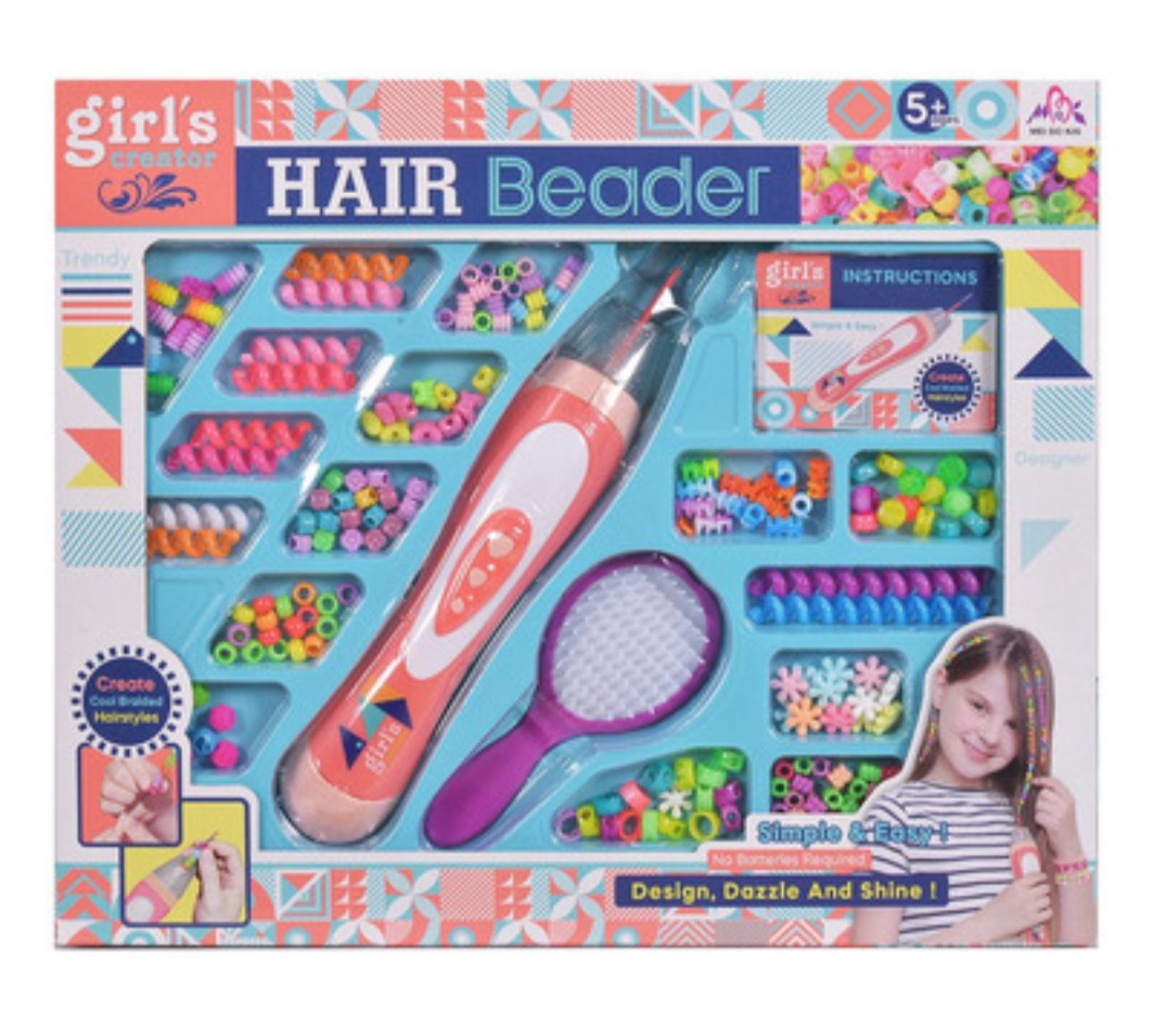Trenzador De Pelo Para Niña Juguete De Cabello