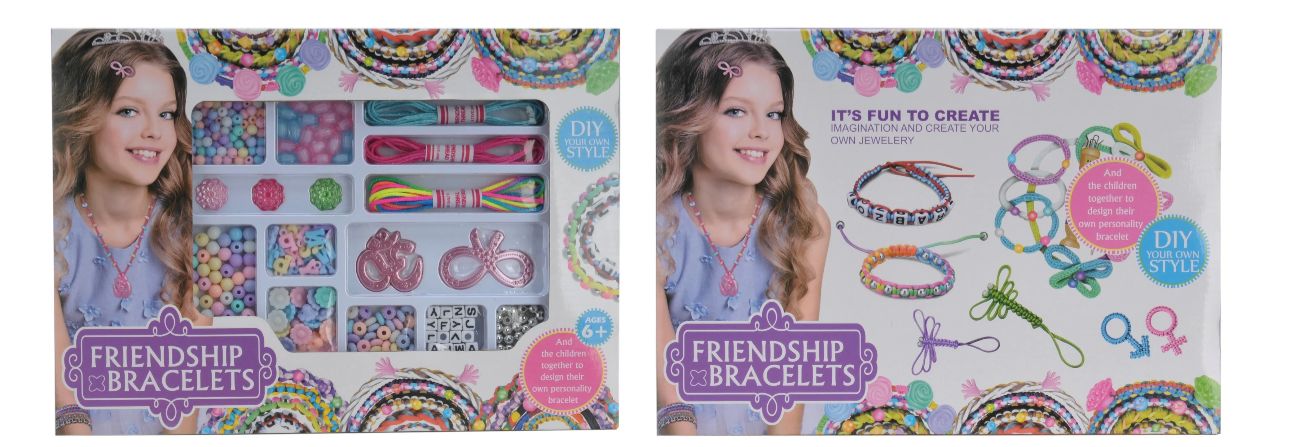 Juguete Kit Para Crear Pulseras Niñas