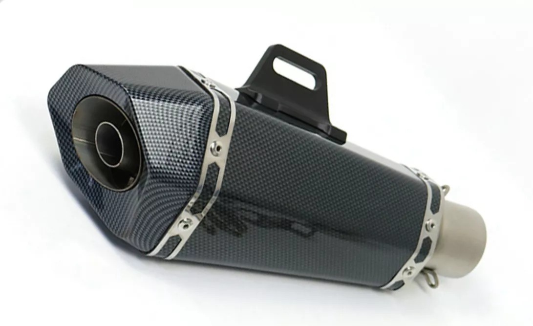 Tronador Para Moto Gpr Con Proteccion Tipo Fibra Carbon