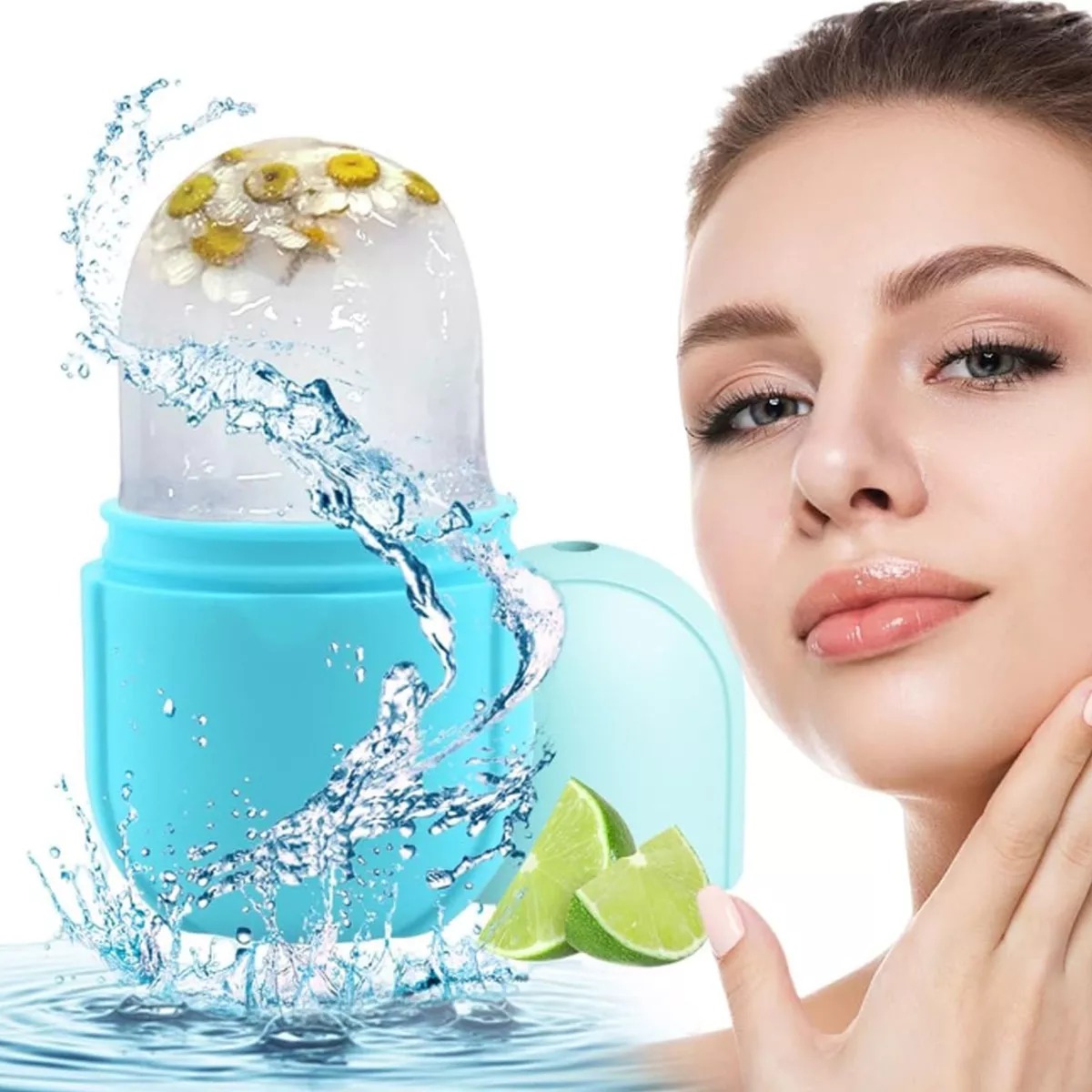 Facial - Rodillo De Hielo Para Cara Y Ojos,molde De Silicona