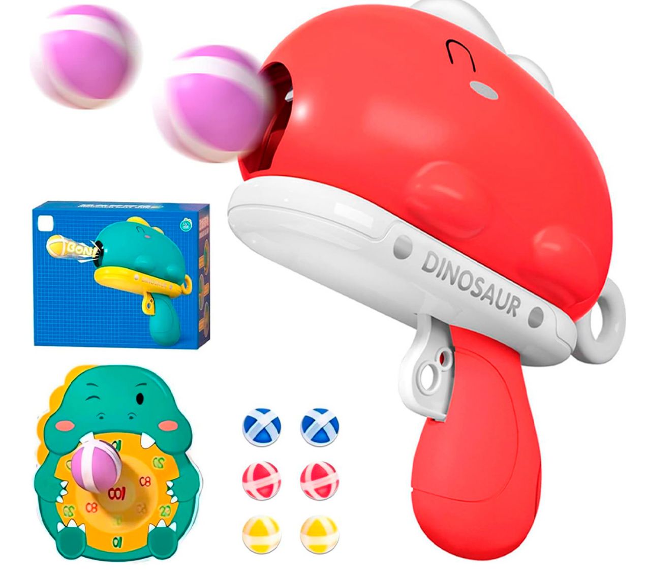 Juego Tiro Al Blanco Infantil Tablero dinosaurio