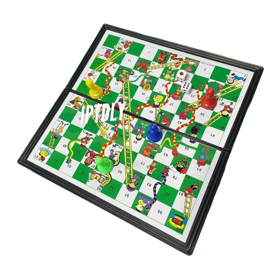 Juego De Mesa Ludo Serpiente Y Escalera