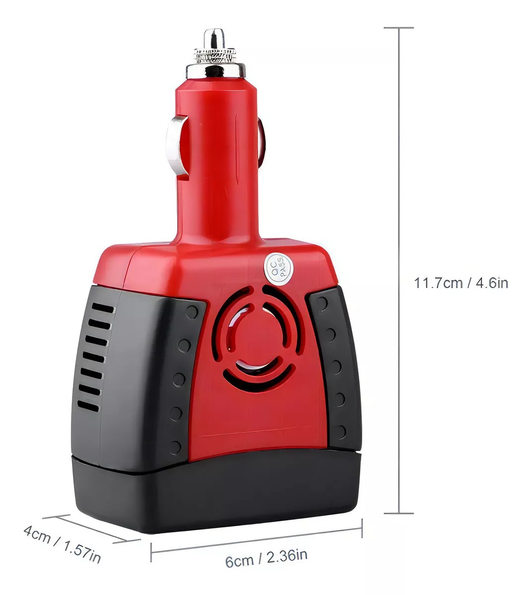 Convertidor de coche, inversor, enchufe de vehículo, 150 W, 12 V