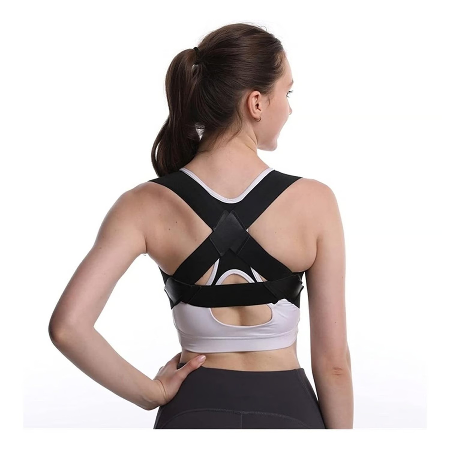 Ajustable Faja Corrector Postura Espalda Soporte Clavicula