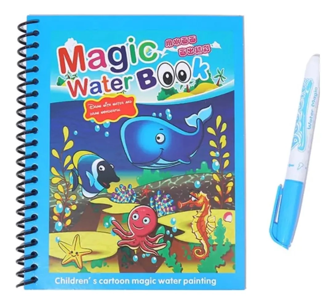 Cuaderno Magico De Agua Para Niños Y Niñas Dibujo