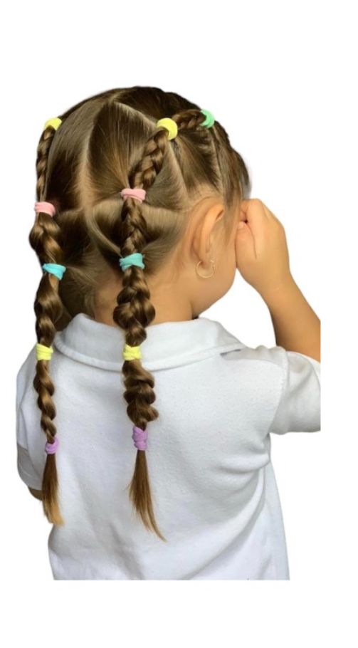 Set De 12 Colitas De Varios Colores Niñas Varios