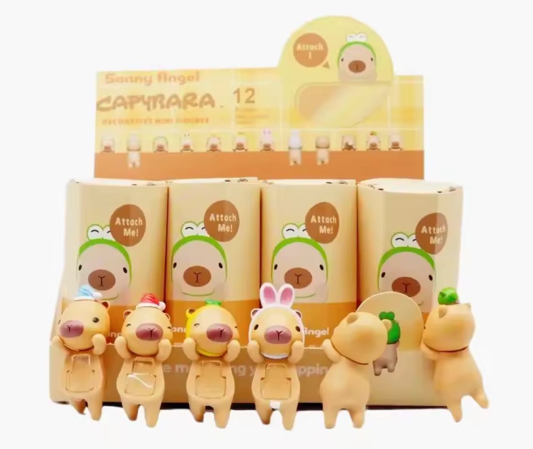 1 Figura Con Caja Sorpresa Capi Sonny Angel - CapyBara