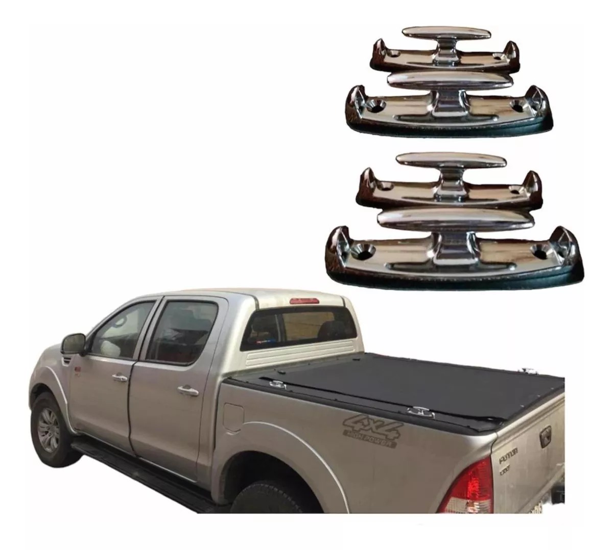 Kit De 4 Ganchos De Amarre Calidad Premium