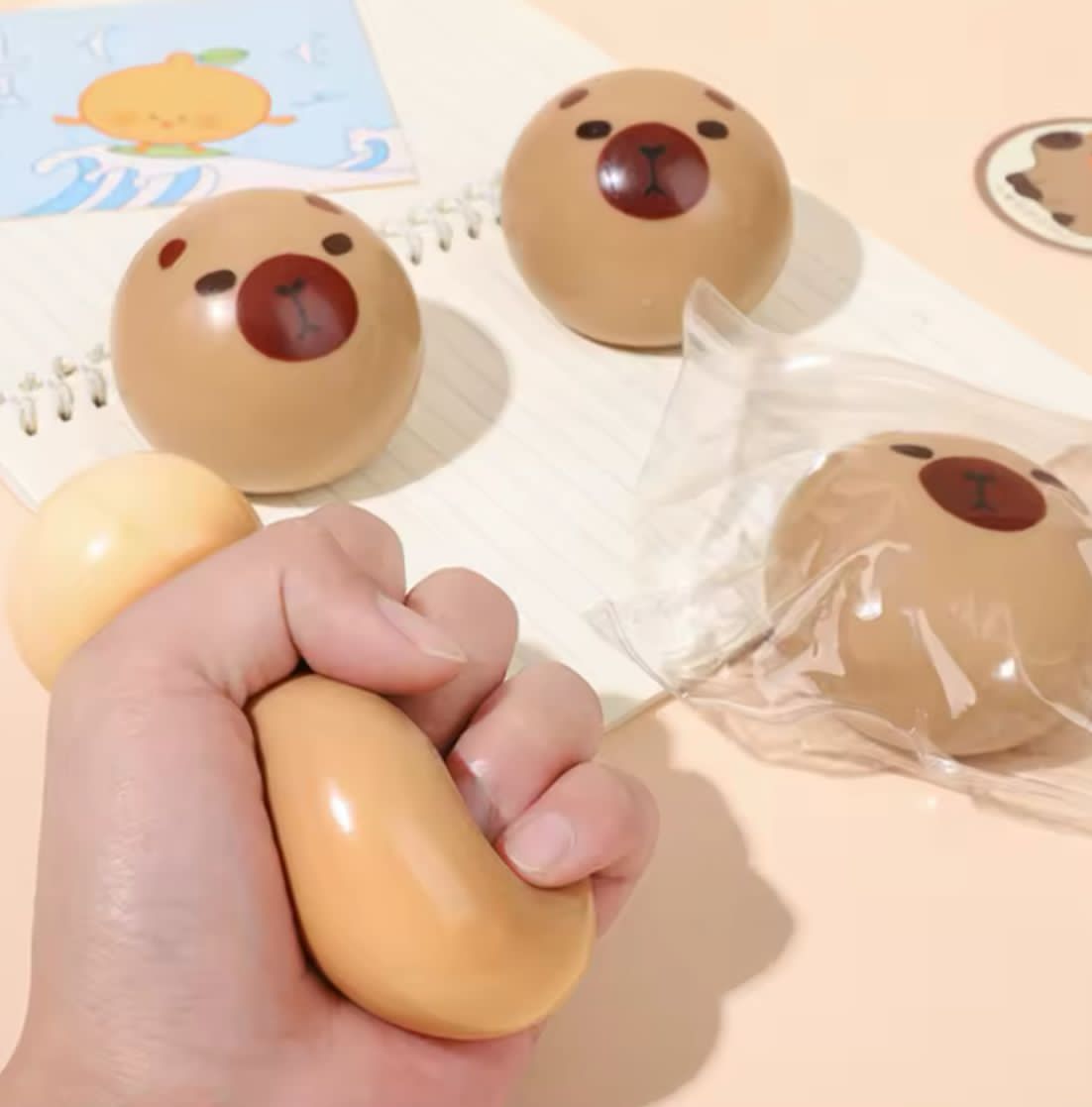 Squishy Realista De Capibara. Ultrasuave Pelota