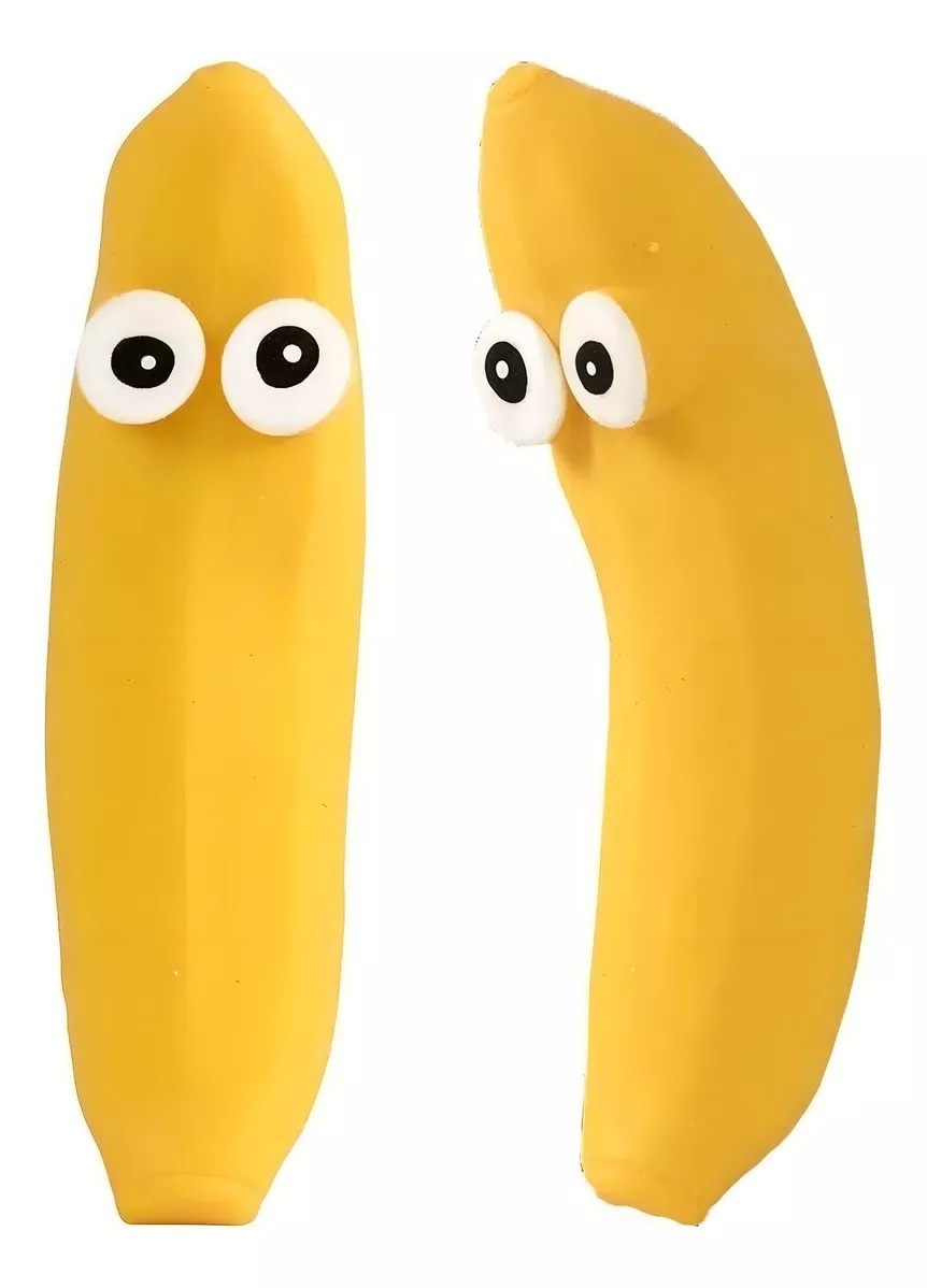 Banana Antiestres Plátano Relajacion Sensorial Estirable