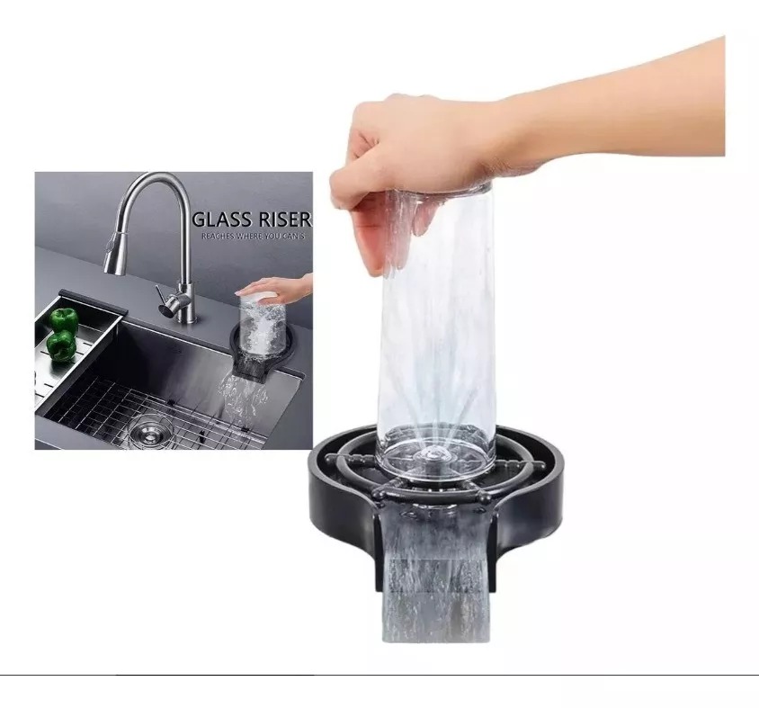Lavador Automático Vasos Tazas Copas Lavadora Enjuagadora