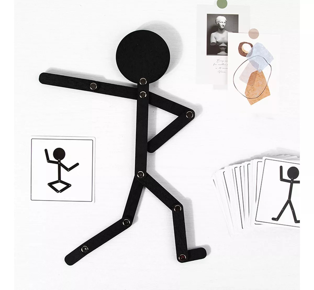 Rompe Cabeza Figura Wooden man Montessori
