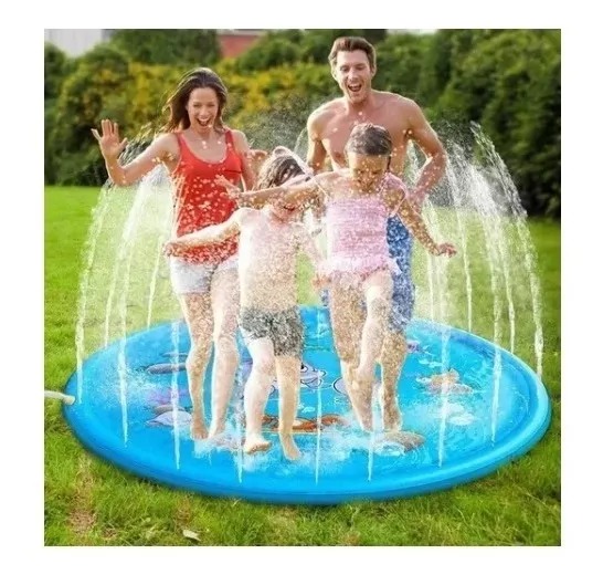 Alfombra De Agua Tipo Fuente Piscina 1.7 Mt Para Niños
