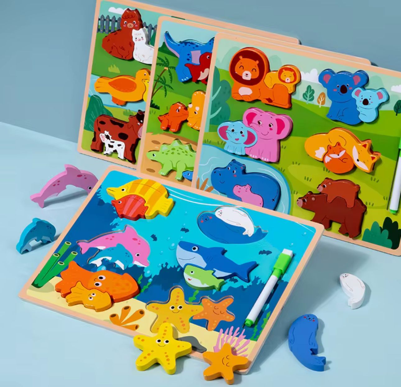 Puzzle Encaje Rompecabeza 3d Juego De Madera Didáctico
