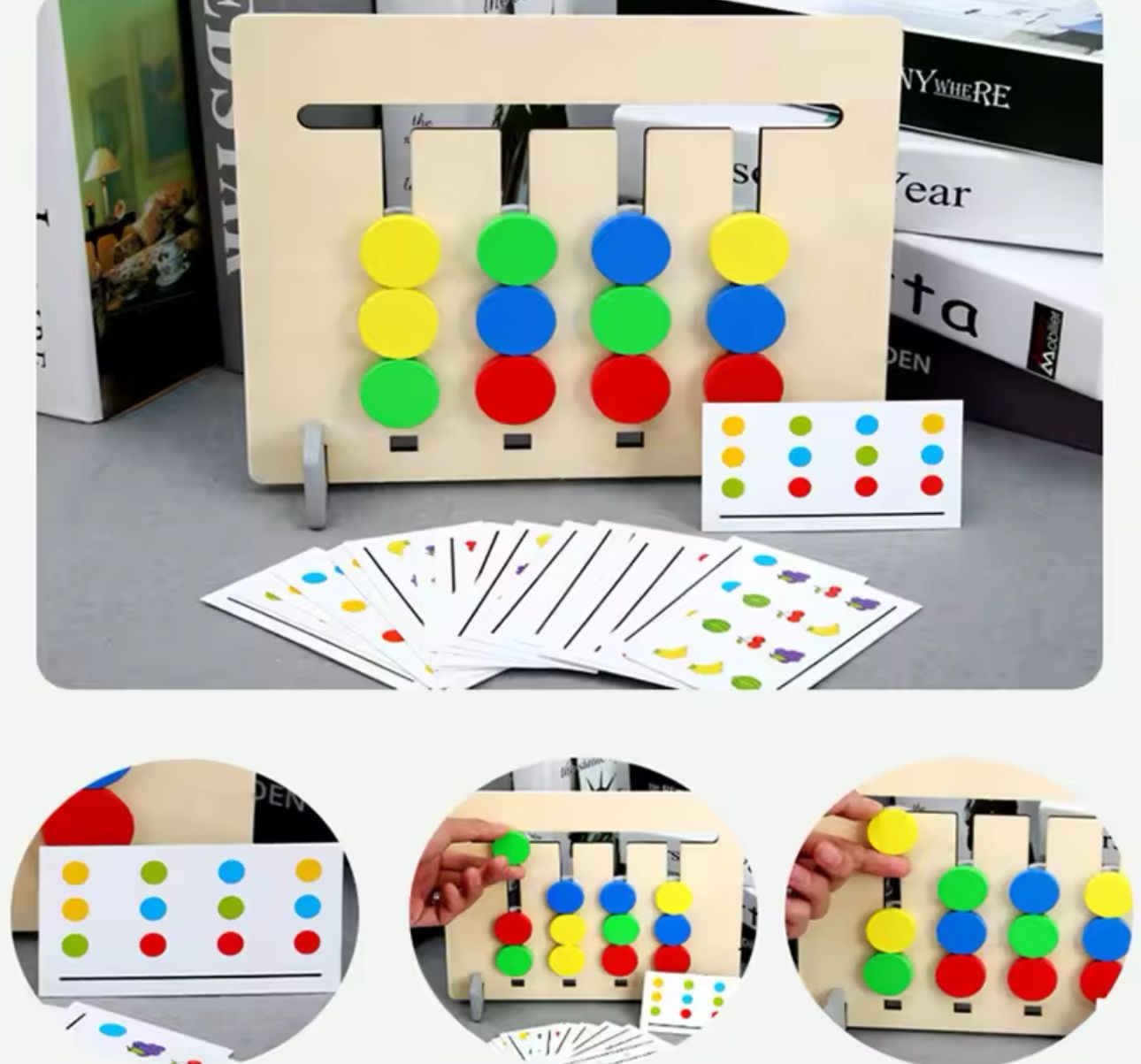 Set Rompezabezas Deslizantes Juguete Montessori