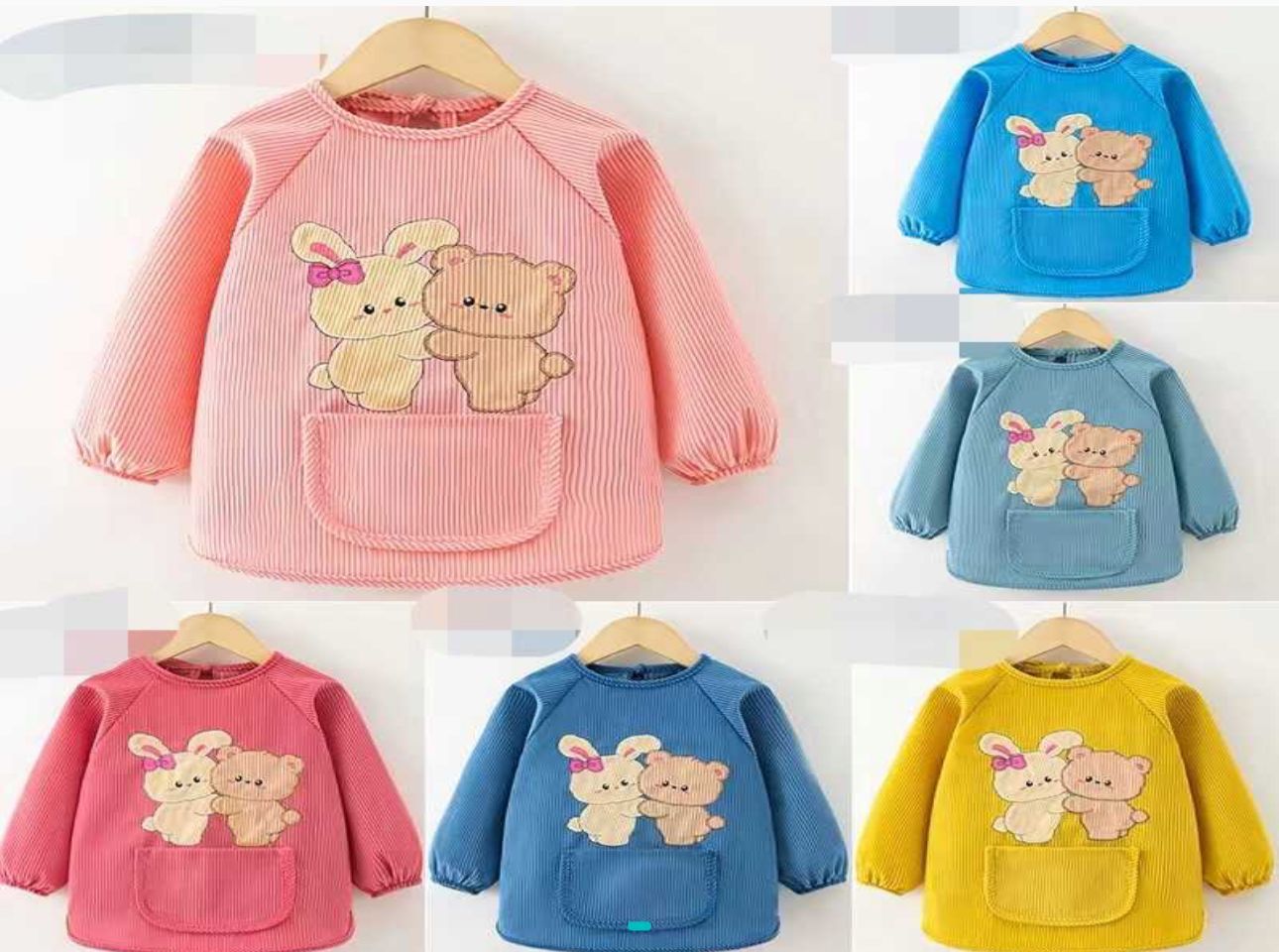 Delantal Cotele Impermeable Jardín Comida Para Bebes