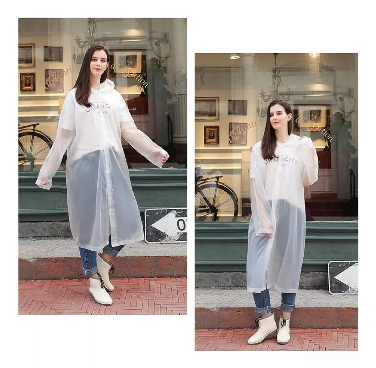 Capa Poncho Impermeable Lluvia Viento Estandar Adulto Gorro