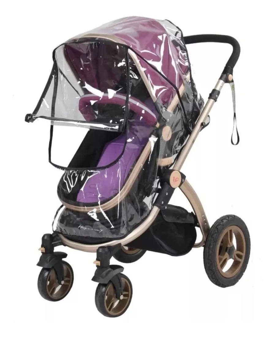 Cubre Coche Transparente Con Cierre Frontal