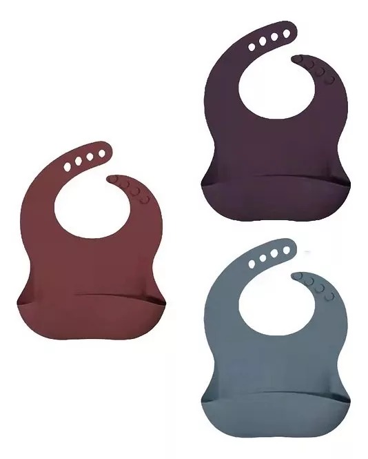 Babero De Silicona Ajustable