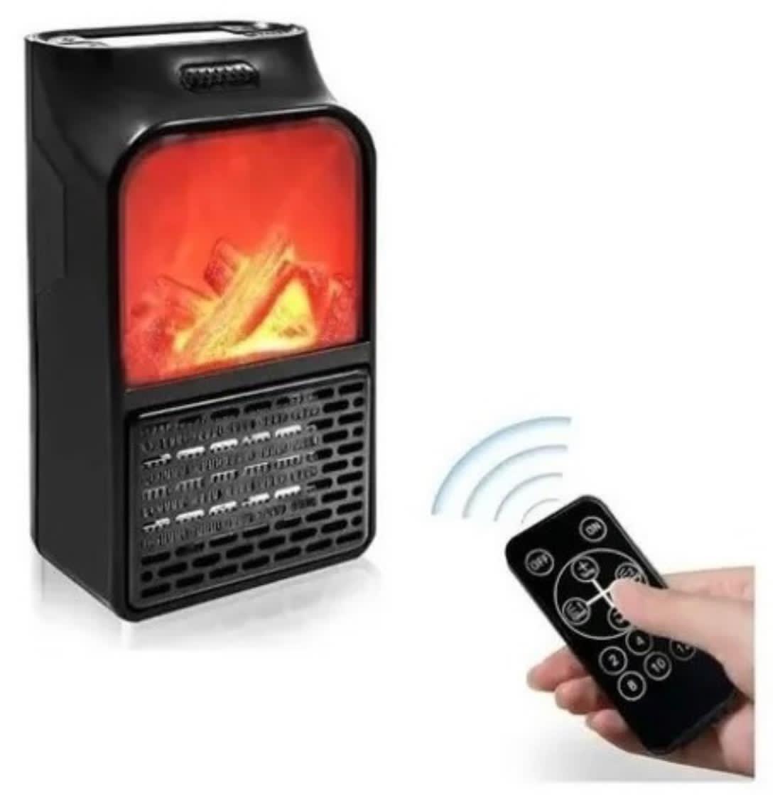 Calentador Eléctrico Flame Heater 900w Estufa De Pared