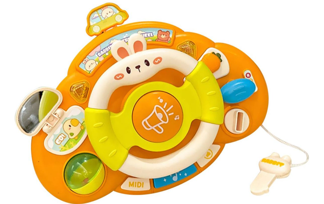 Juguete Simulador De Volante Musical Para  Bebe