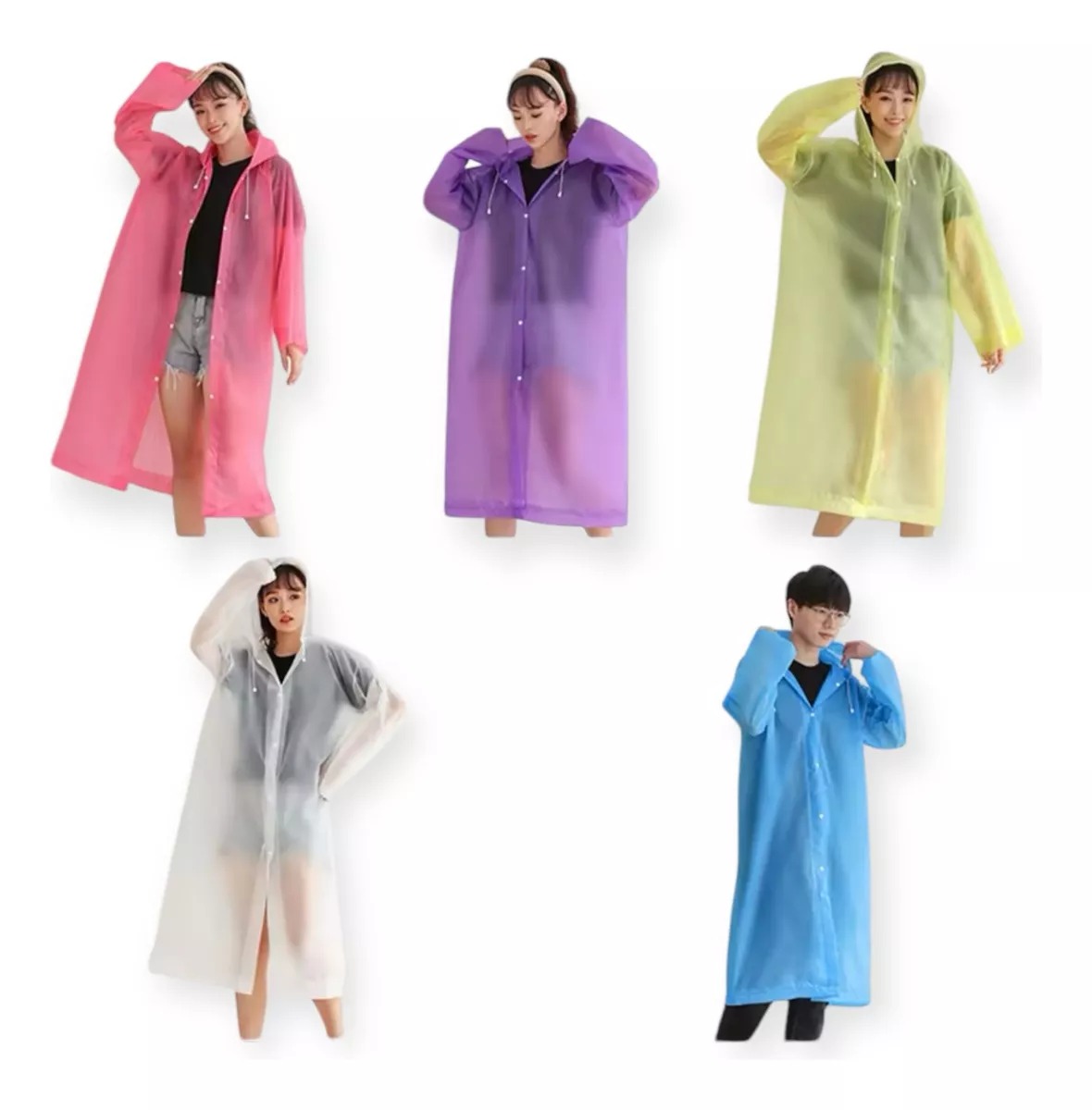 Capa Poncho Impermeable Lluvia Viento Estandar Adulto