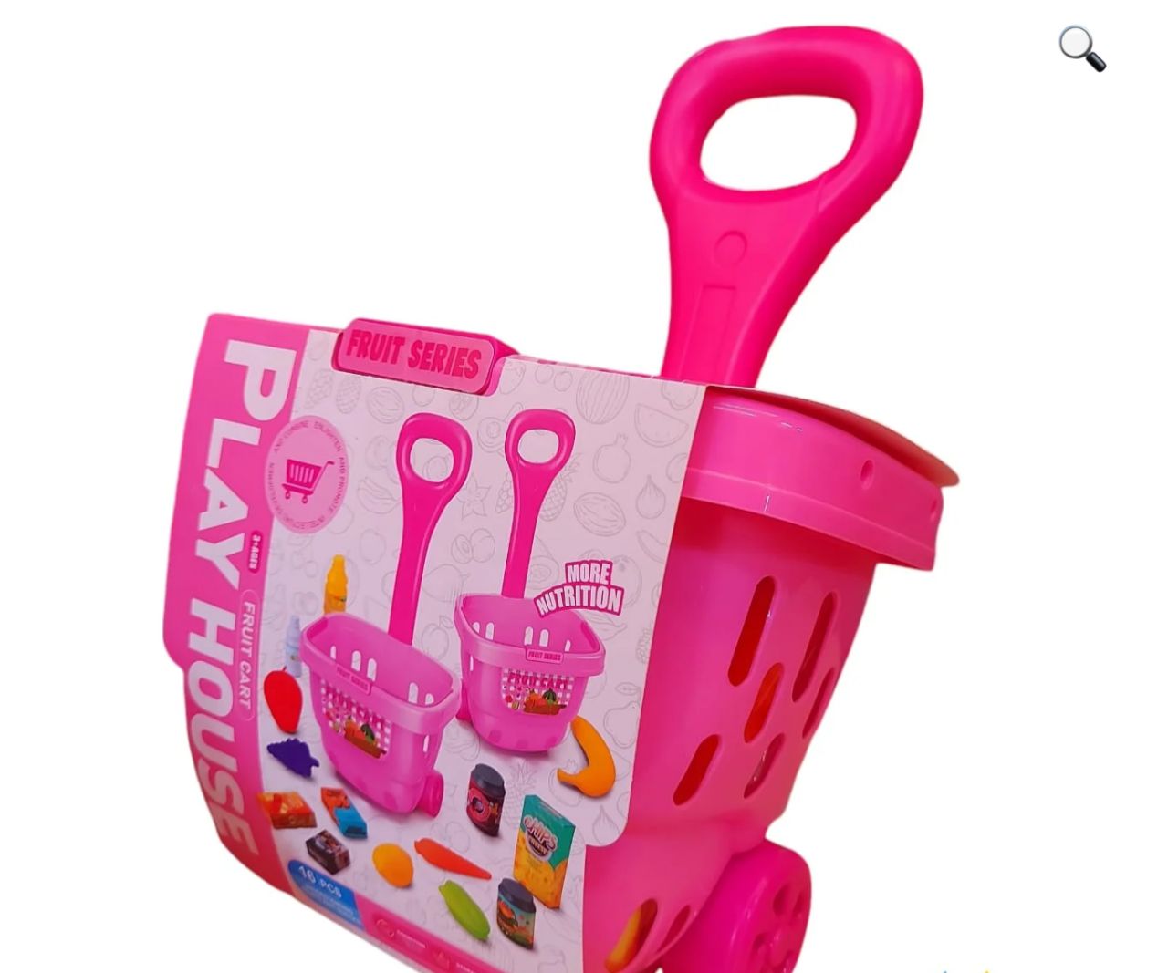 Carro De Compras Supermercado + Accesorios Juguete Niños
