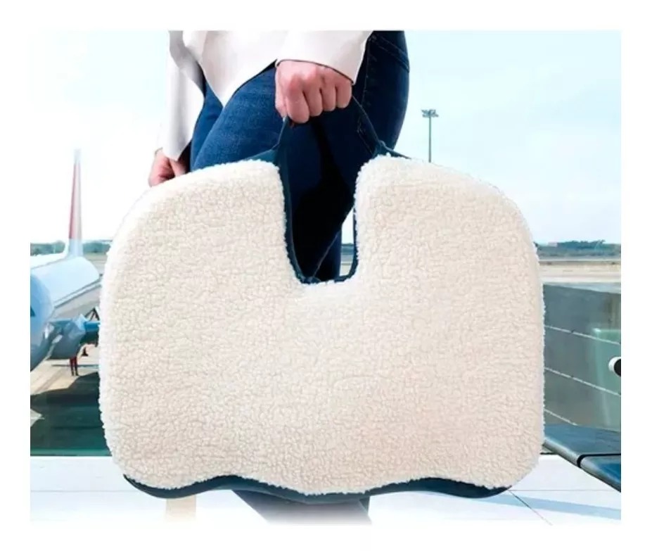 Cojín Coxis Ortopédico Premium Ergonómico Con Memory Foam