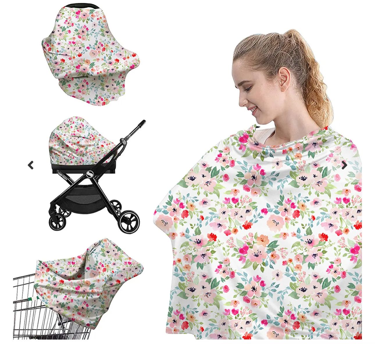 Funda Multifuncional Para Lactancia Y Asiento De Coche