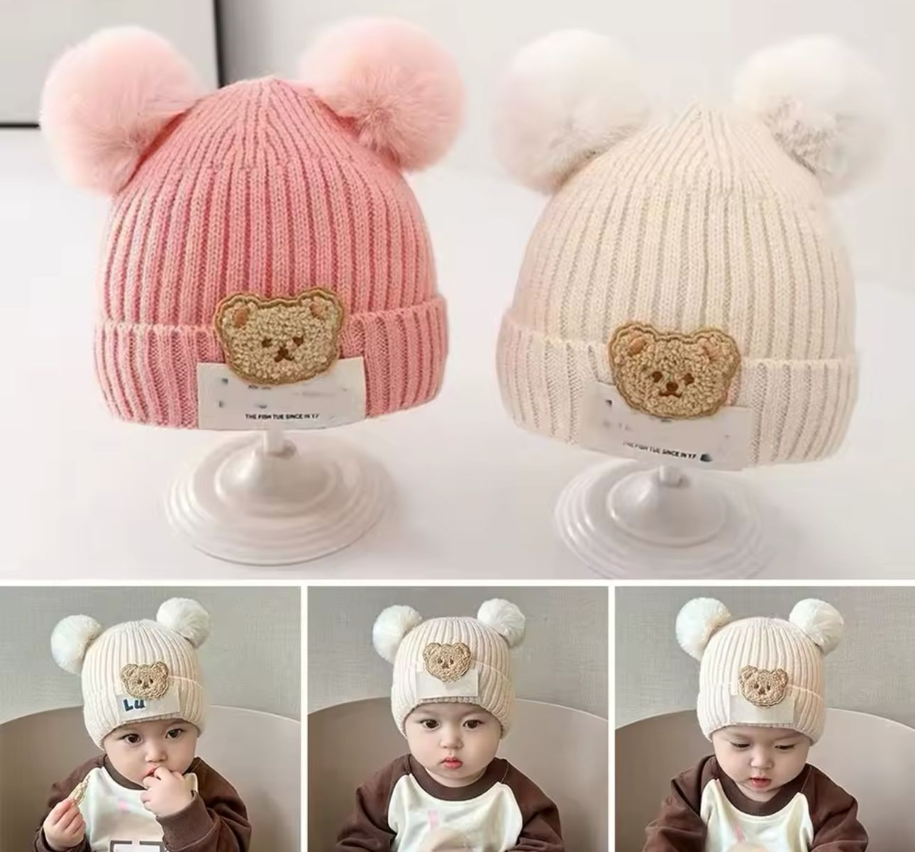 Gorro Para Bebés Y Niños Para Invierno