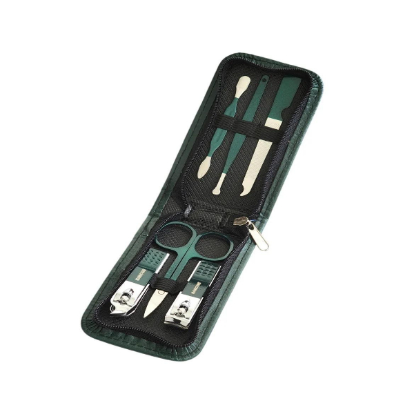 Set Manicure 6 Pcs Profesional Corta Uñas Portátil Viaje