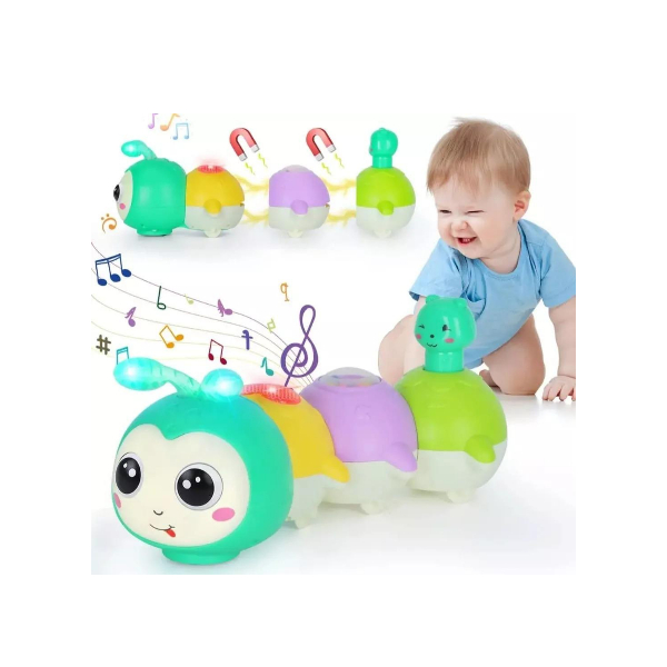 Juguete Sensorial Oruga Musical Movimiento