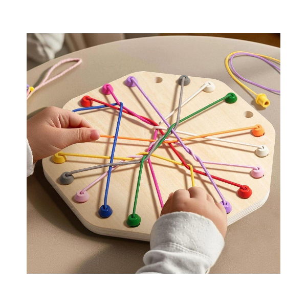 Juego Montessori Rompecabezas de Cuerdas Trenzadas